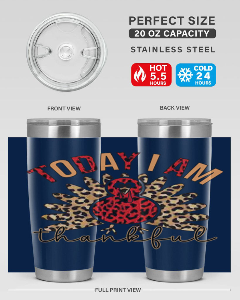 Today i am thankful 621#- fall- Tumbler