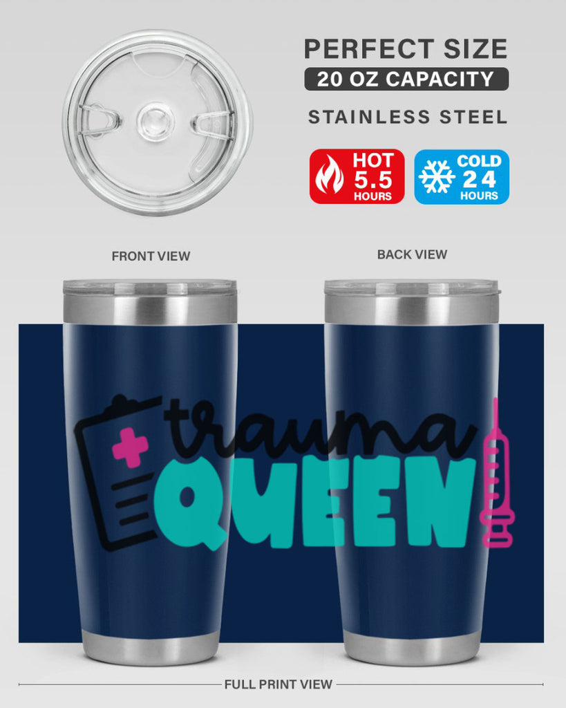 Trauma Queen Style Style 11#- nurse- tumbler