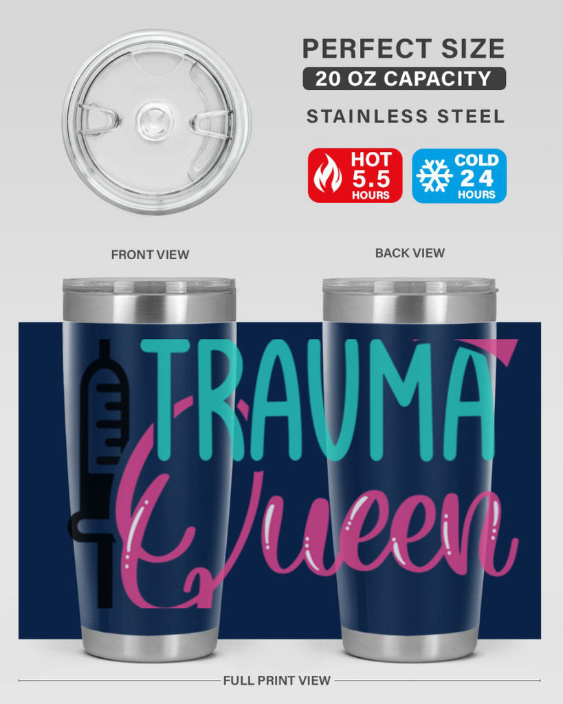 Trauma Queen Style Style 12#- nurse- tumbler