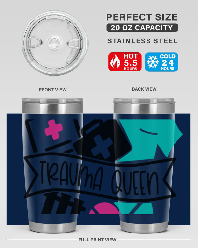 Trauma Queen Style Style 13#- nurse- tumbler
