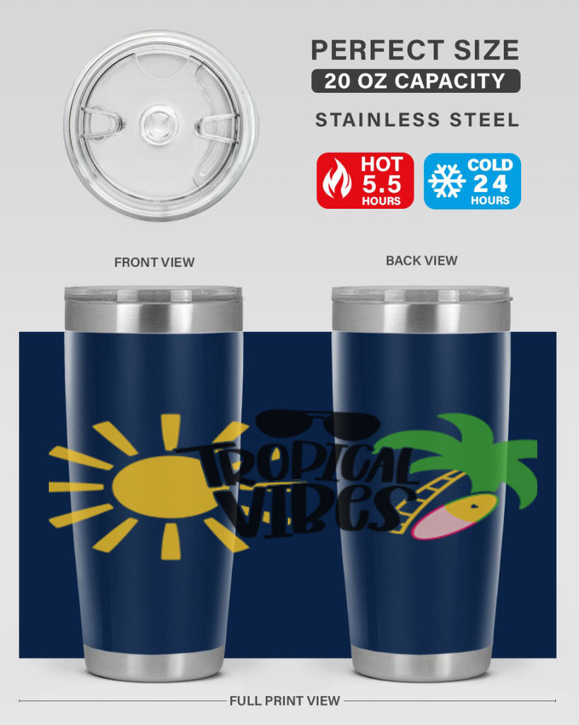 Tropical Vibes Style 9#- summer- Tumbler