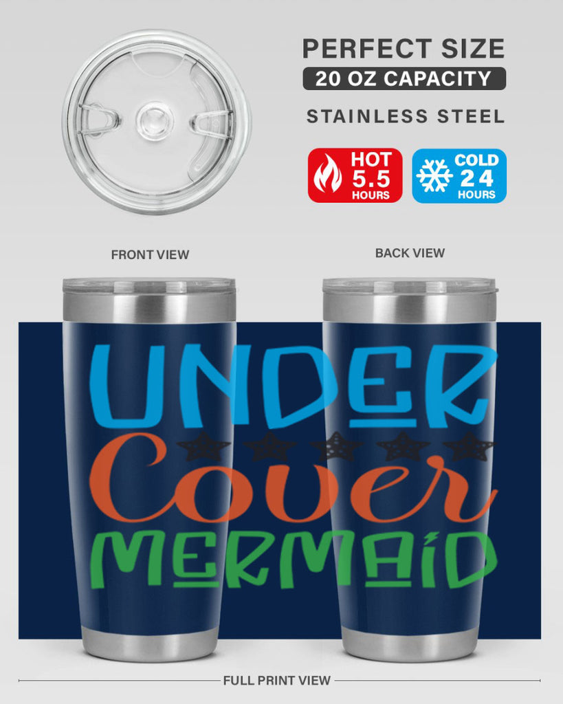 Under Cover Mermaid 648#- mermaid- Tumbler