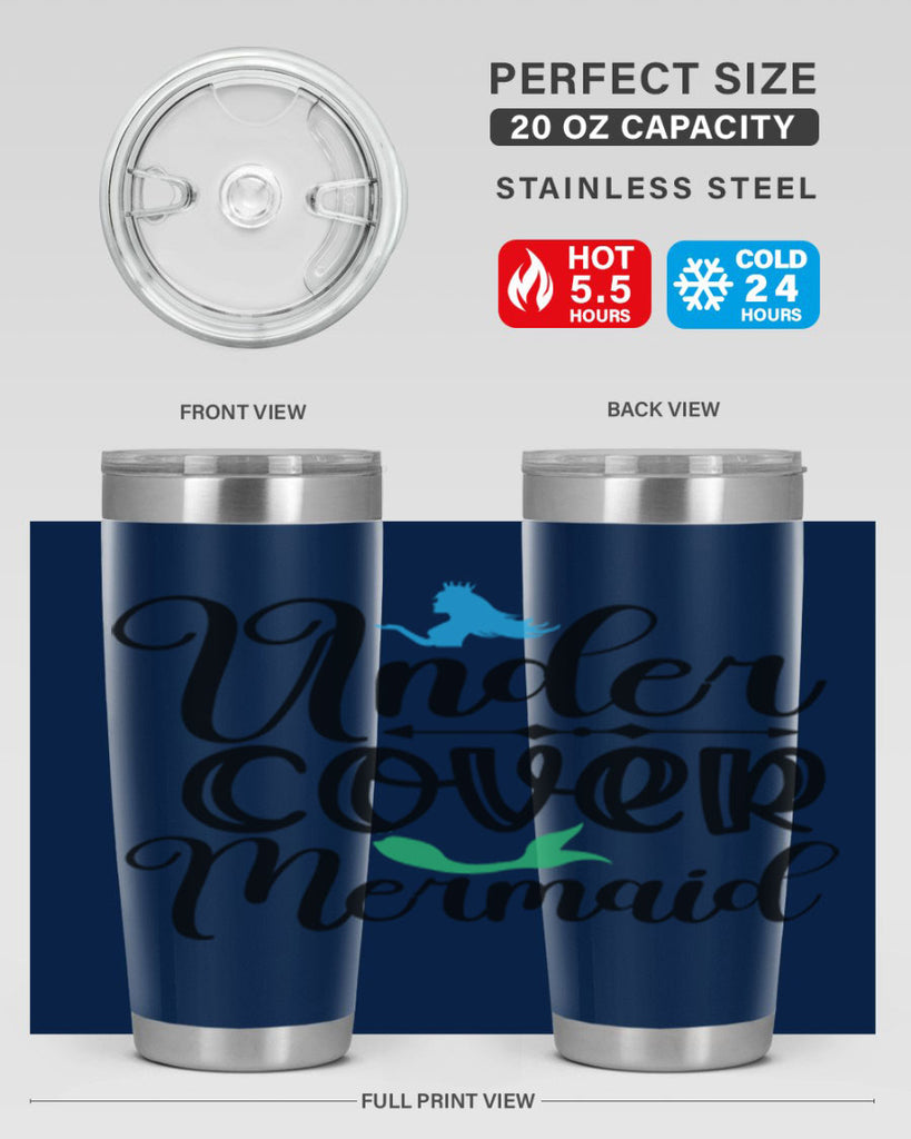 Under Cover Mermaid 651#- mermaid- Tumbler