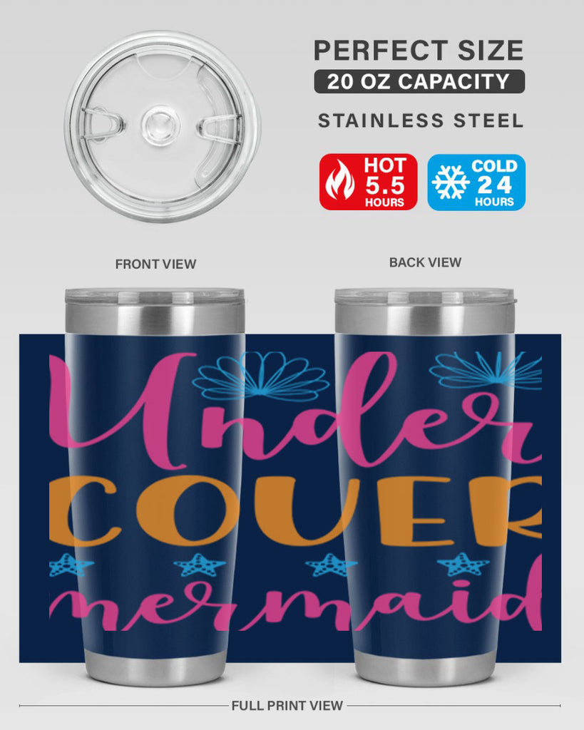 Under Cover Mermaid Design 653#- mermaid- Tumbler