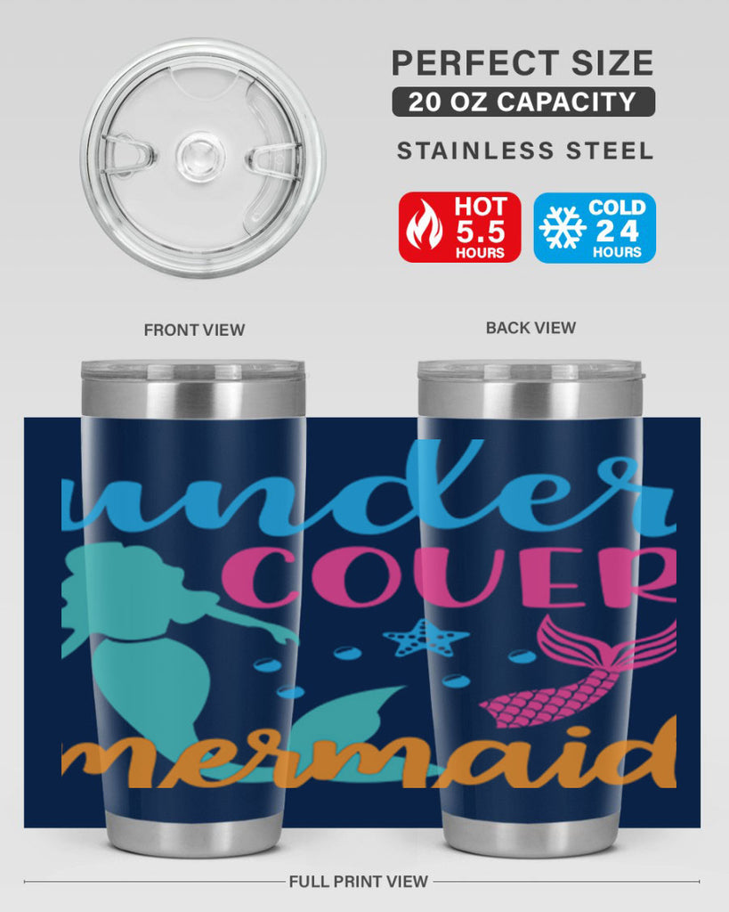 Under Cover Mermaid Design 654#- mermaid- Tumbler