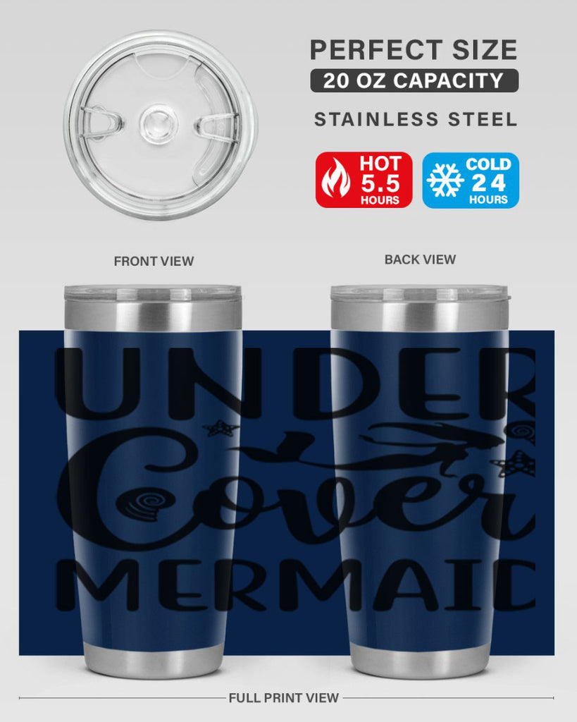 Under cover mermaid design 655#- mermaid- Tumbler