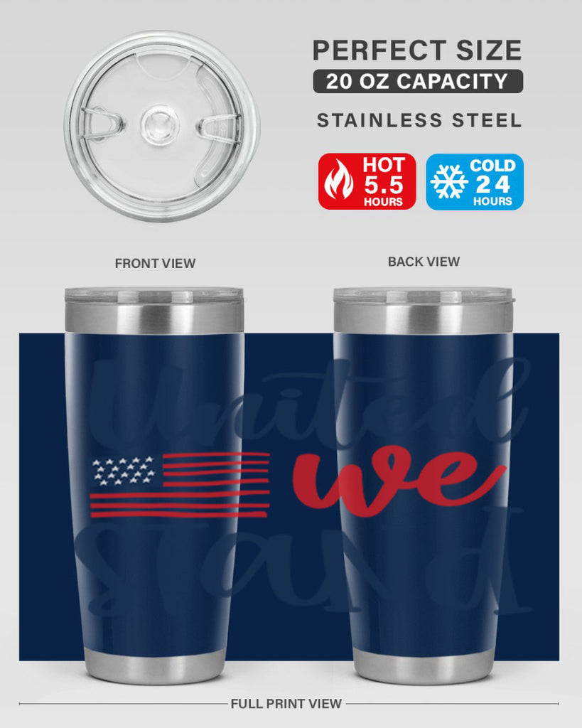 United we stand Style 9#- Fourt Of July- Tumbler