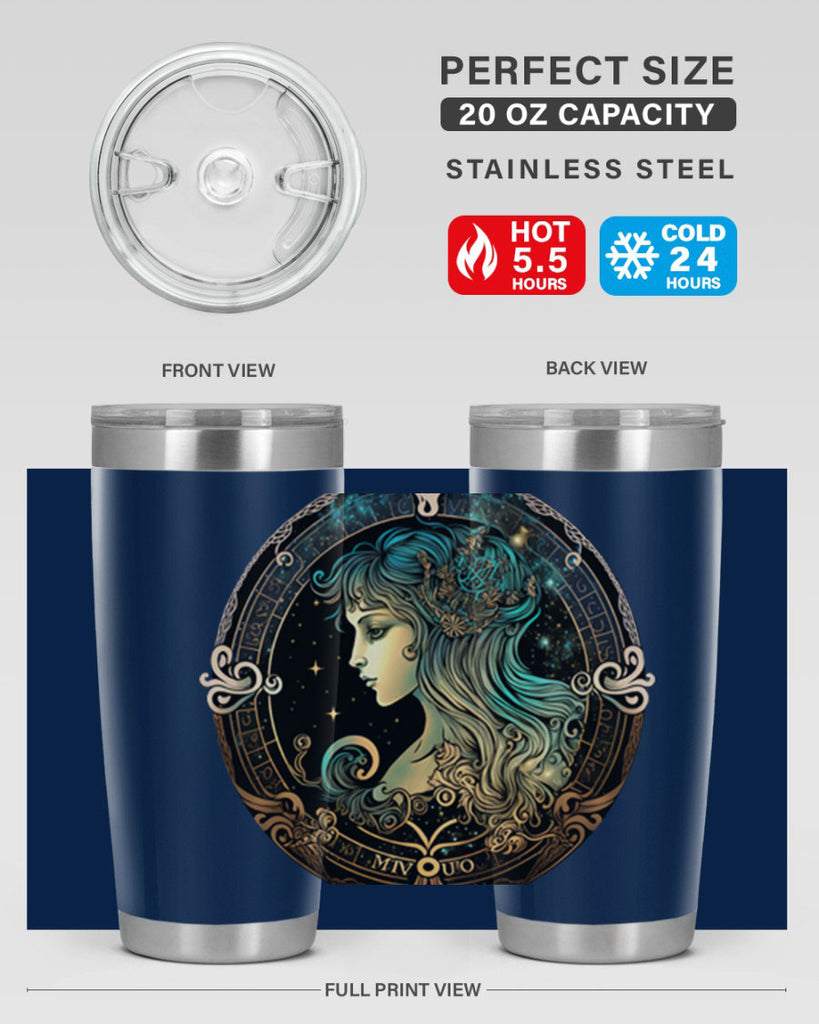 Virgo 526#- zodiac- Tumbler