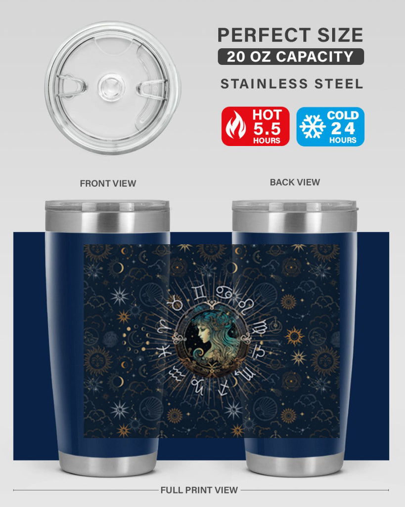 Virgo Straight 529#- zodiac- Tumbler