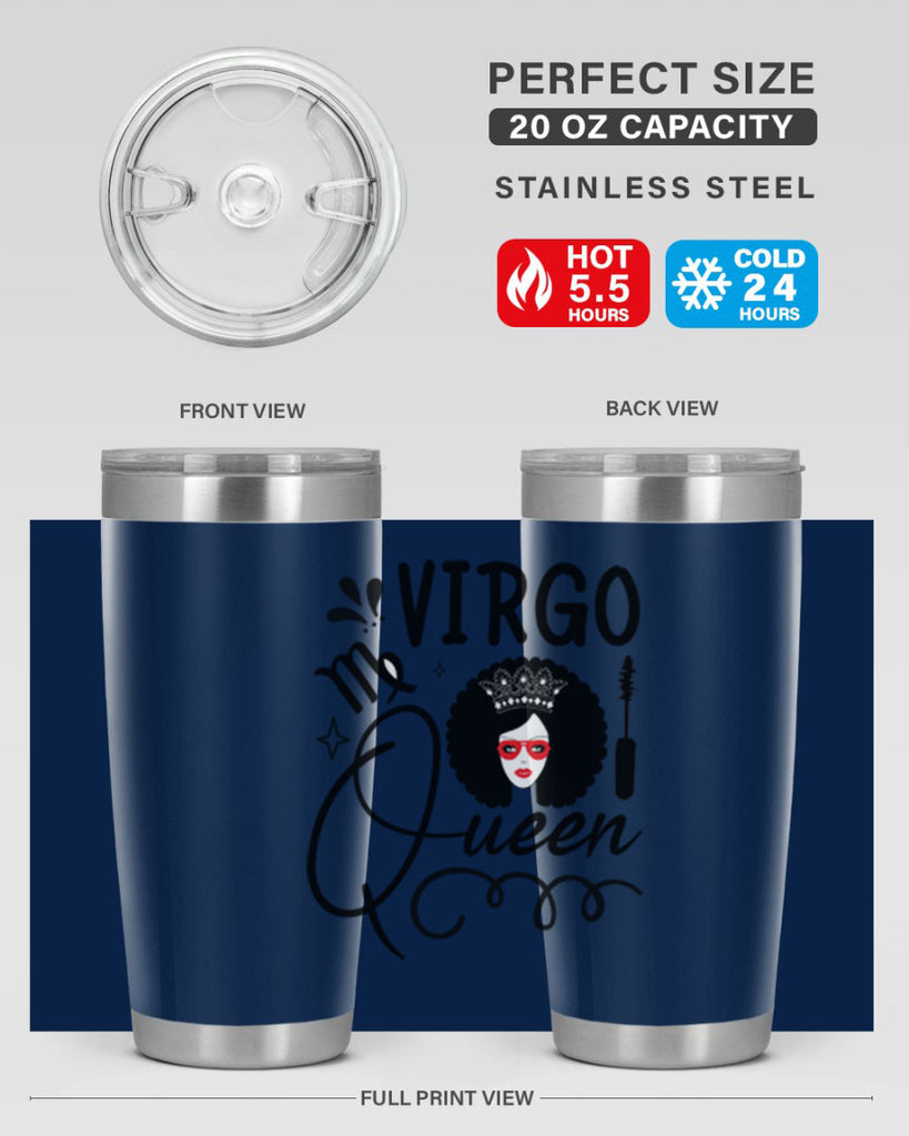 Virgo queen 541#- zodiac- Tumbler