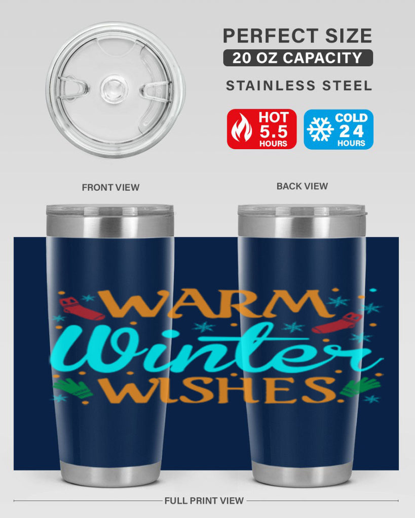 Warm Winter Wishes 465#- winter- Tumbler