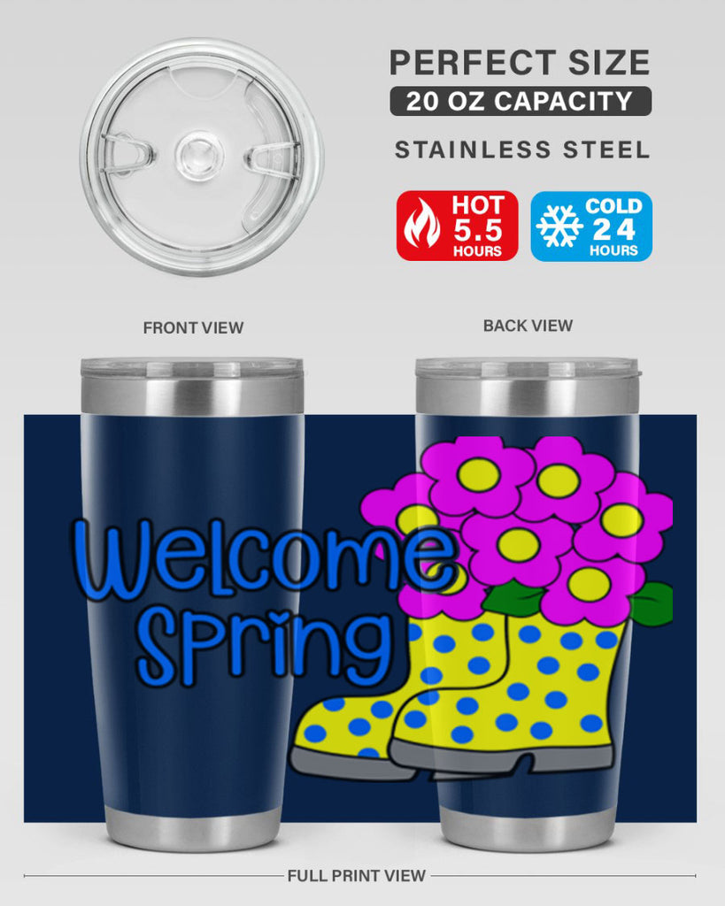 Welcome Spring rainboots page577#- spring- Tumbler