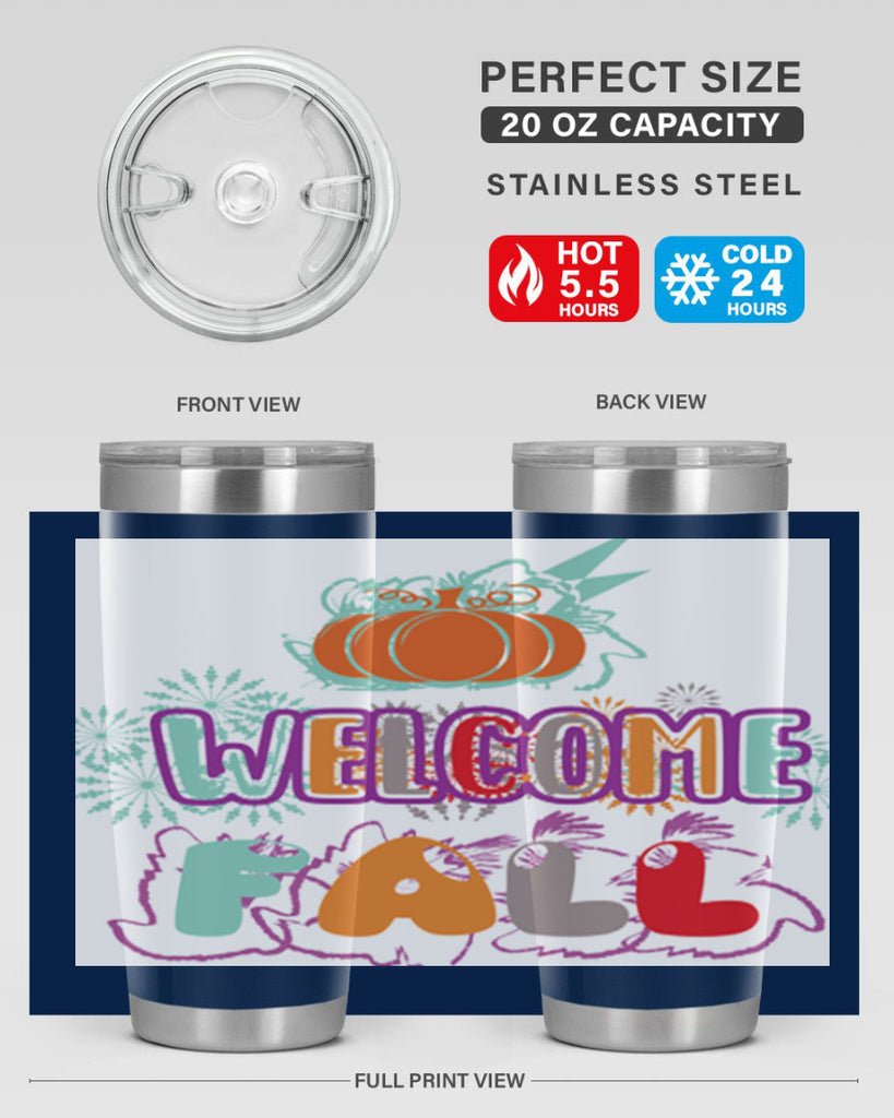 WelcomeFalldesign 638#- fall- Tumbler