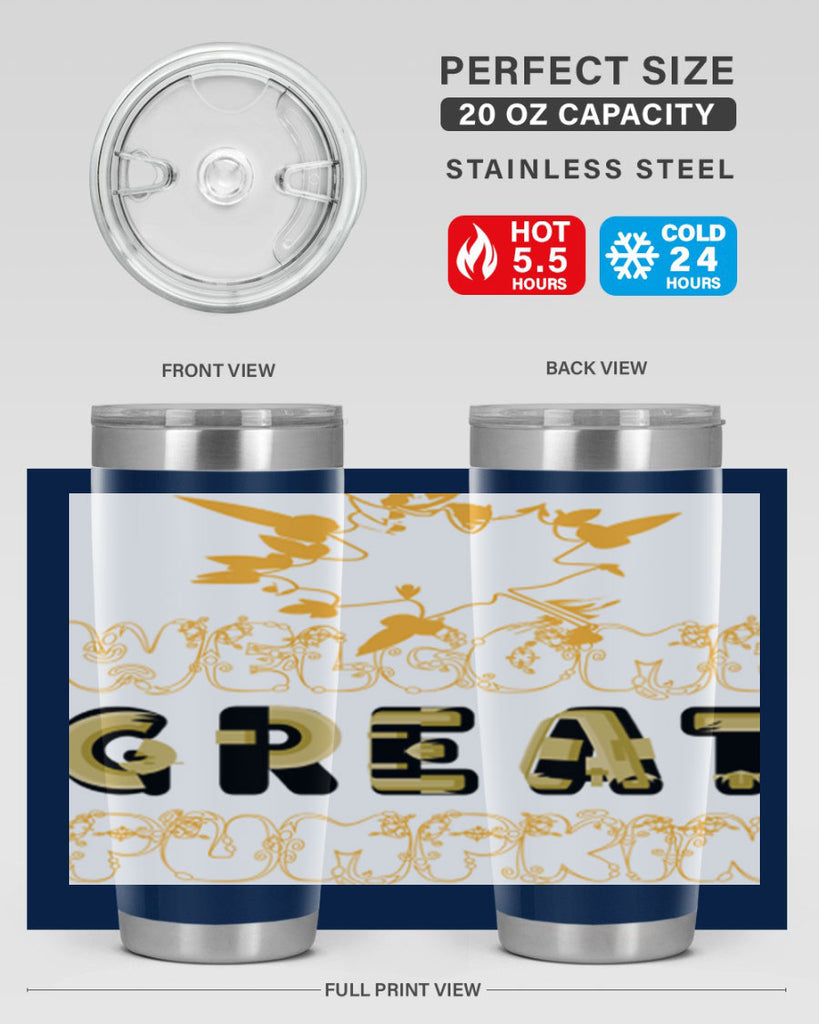 WelcomeGreatPumpkindesign 639#- fall- Tumbler