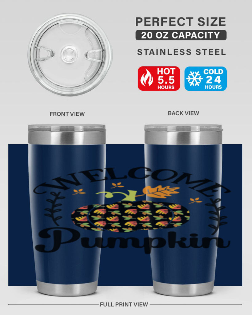 Welcomepumpkin 640#- fall- Tumbler