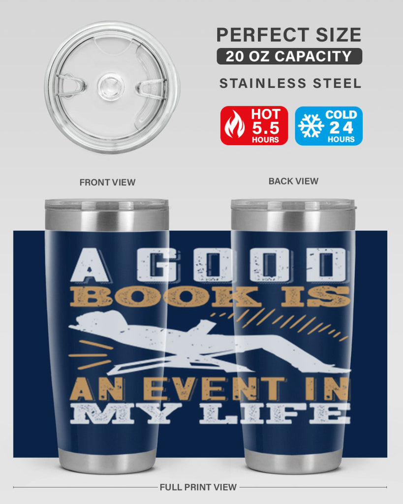 a good book is an event in my life 78#- reading- Tumbler
