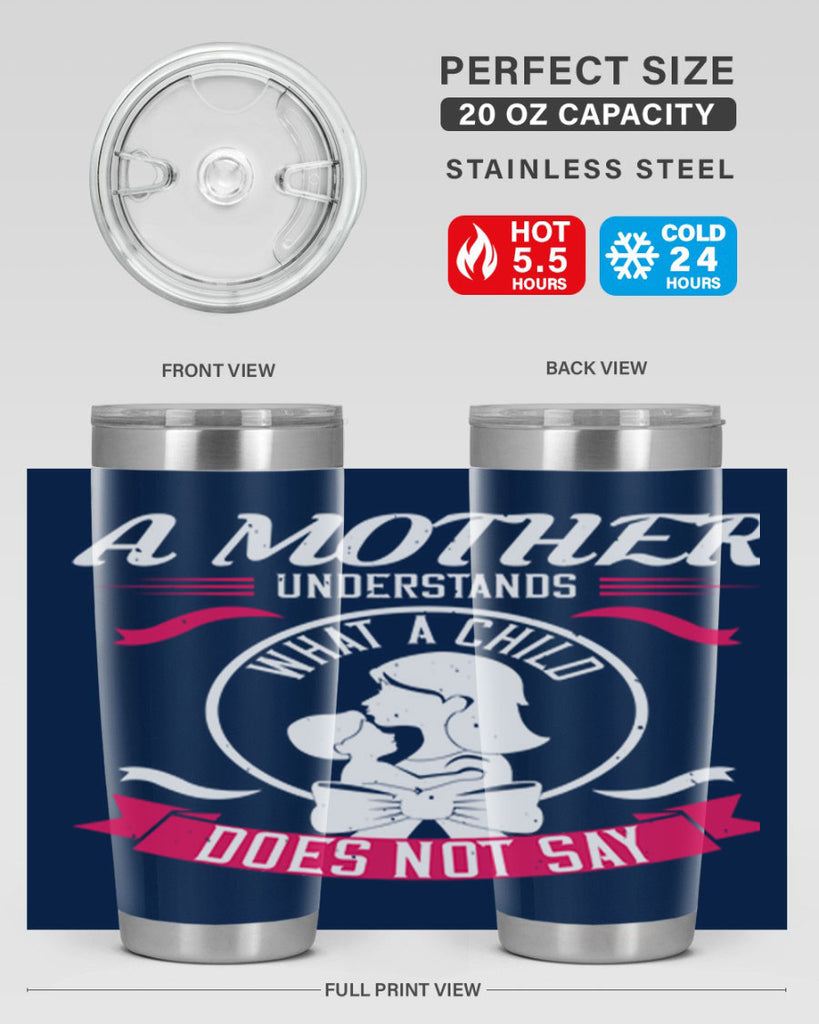 a mother understands 8#- mothers day- Tumbler