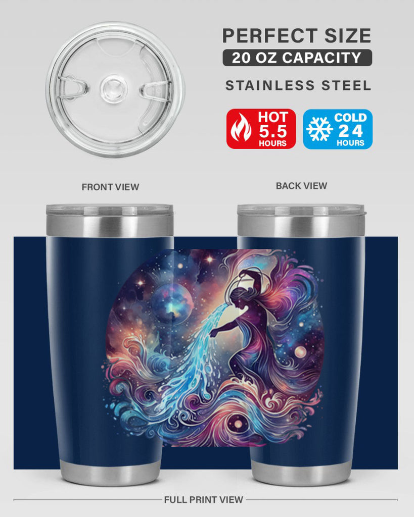 aquarius 79#- zodiac- Tumbler