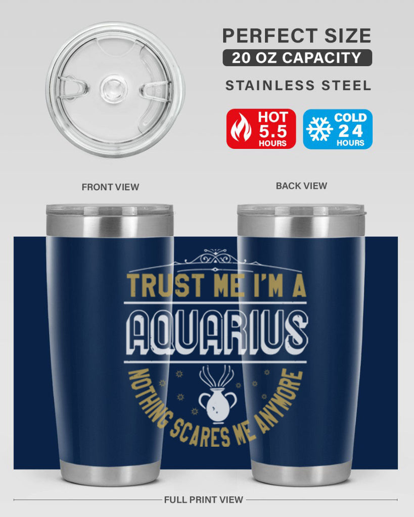 aquarius 87#- zodiac- Tumbler
