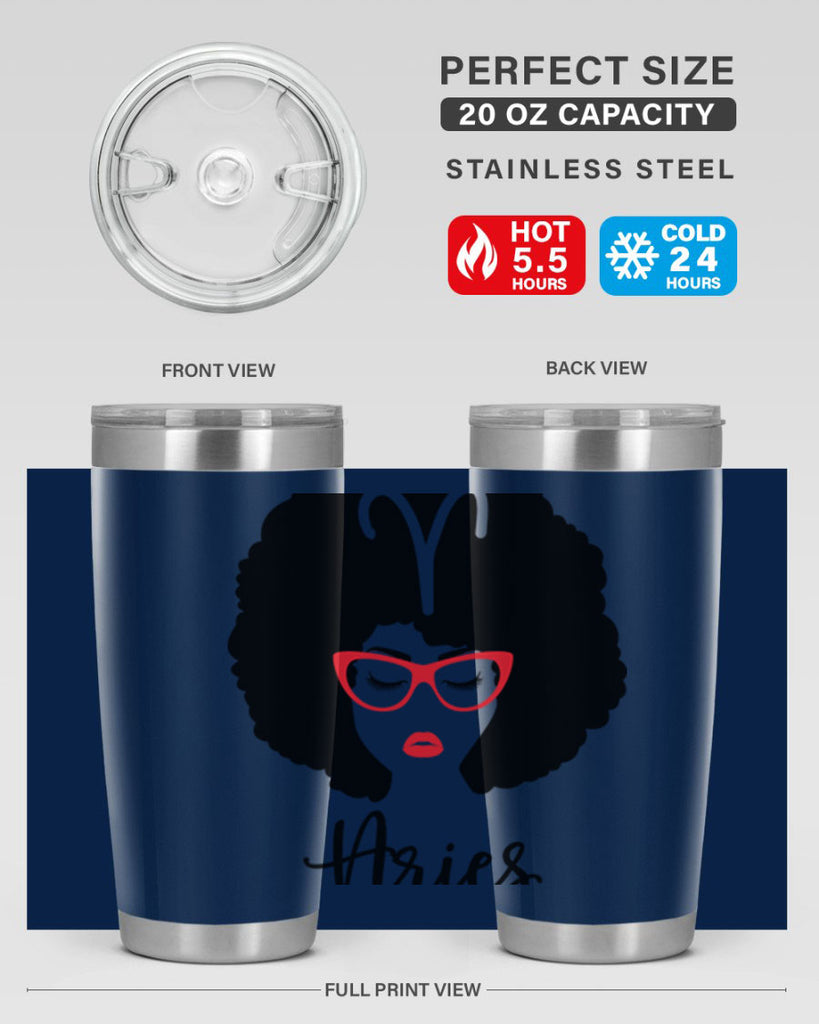 aries 122#- zodiac- Tumbler