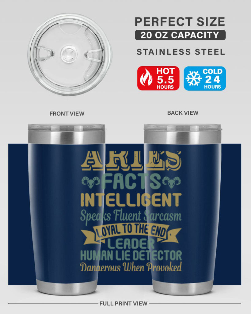 aries 123#- zodiac- Tumbler