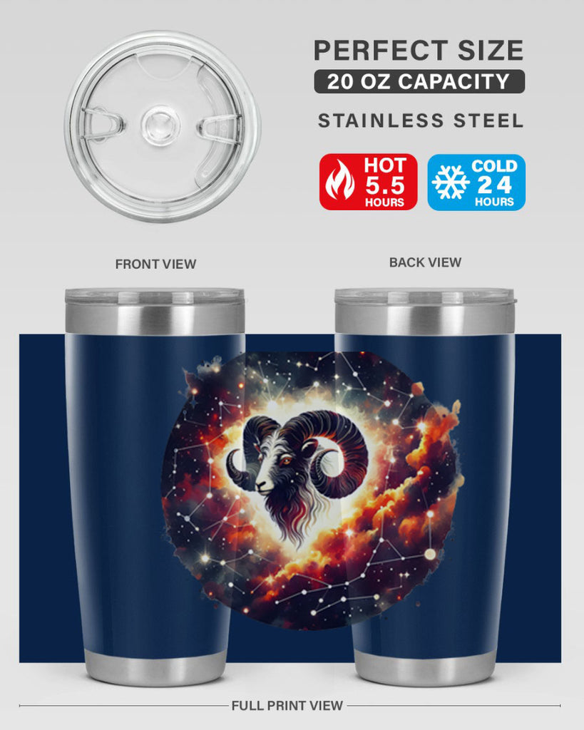 aries 126#- zodiac- Tumbler