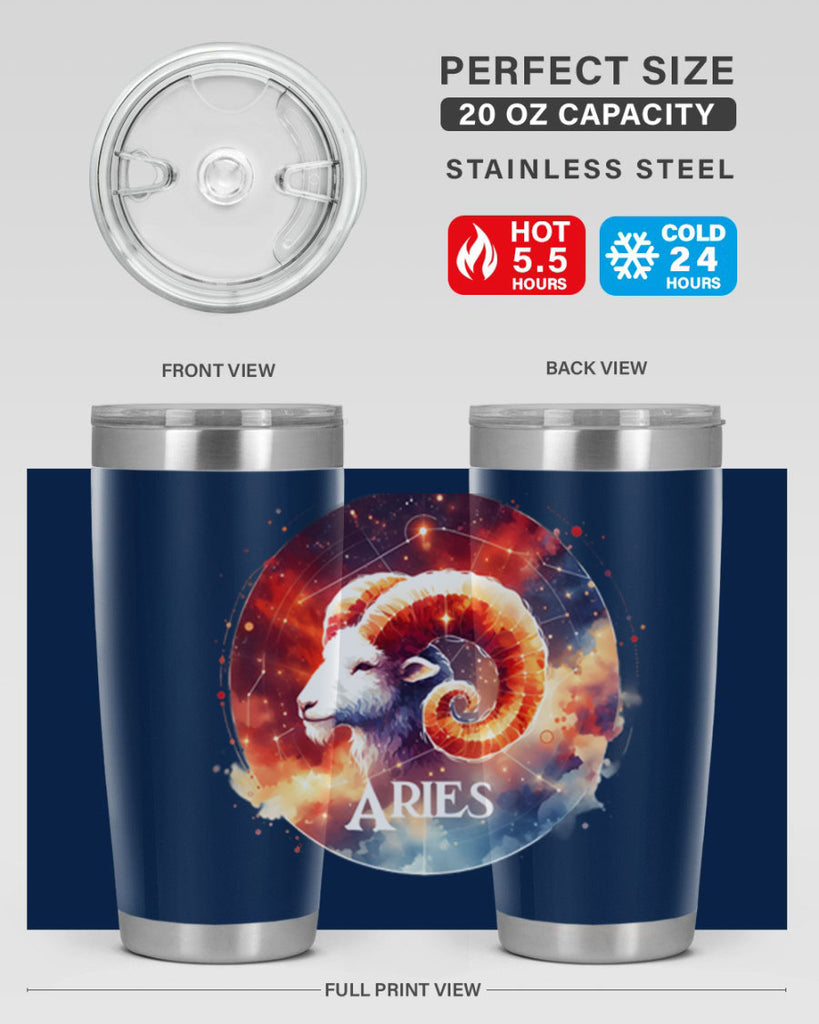 aries 128#- zodiac- Tumbler