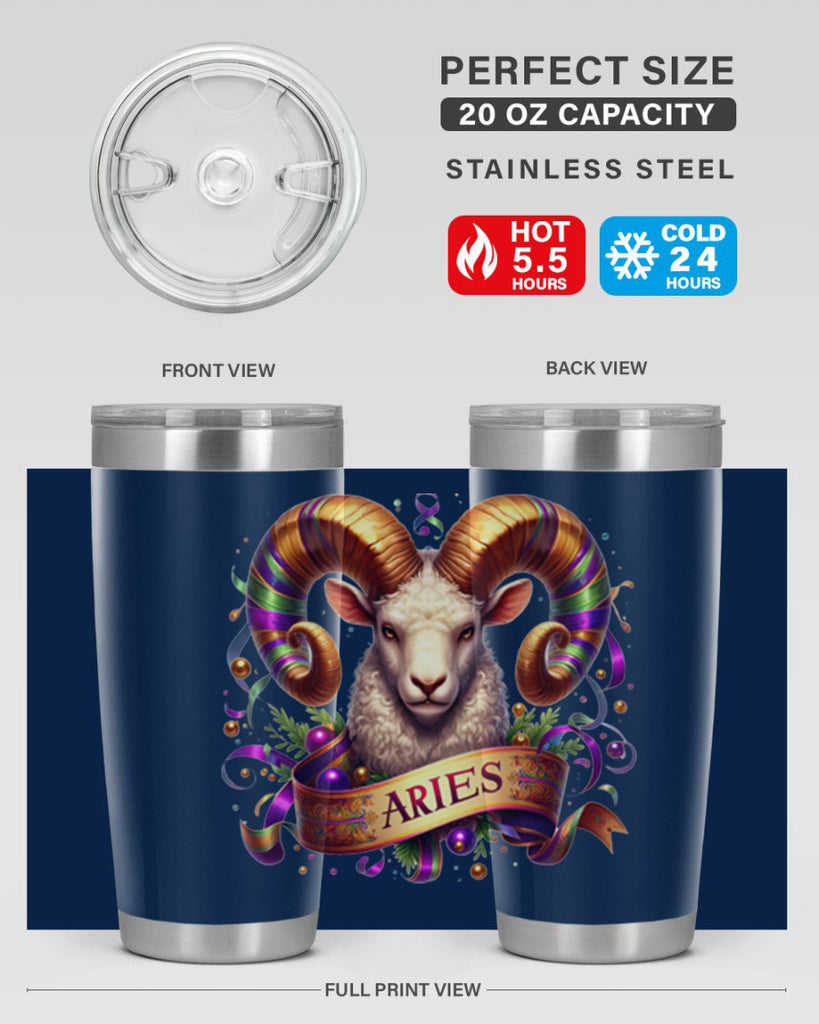 aries 136#- zodiac- Tumbler