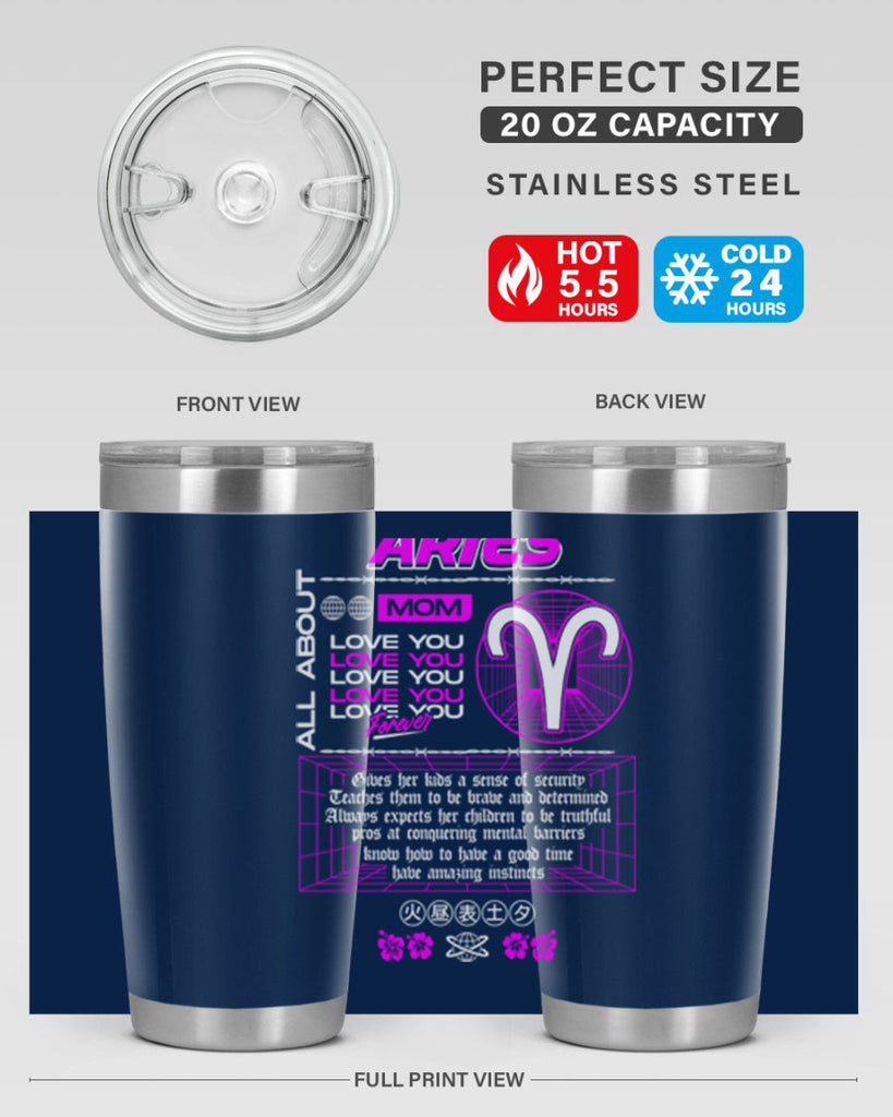 aries 138#- zodiac- Tumbler