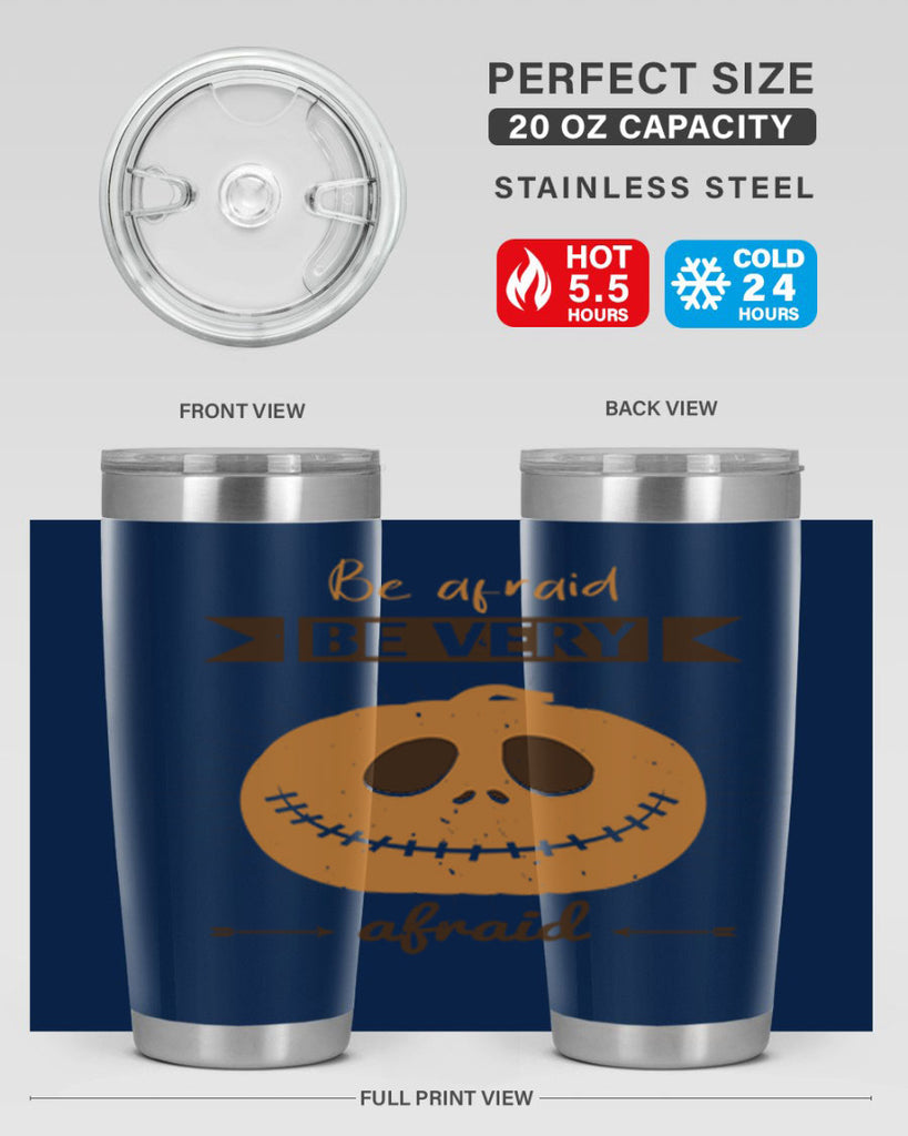 be afraid be very afraid 151#- halloween- Tumbler