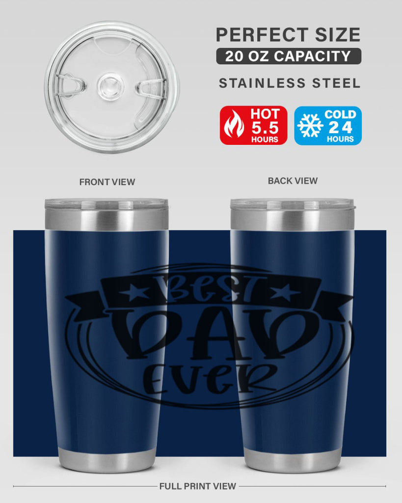 best dad ever 72#- fathers day- Tumbler