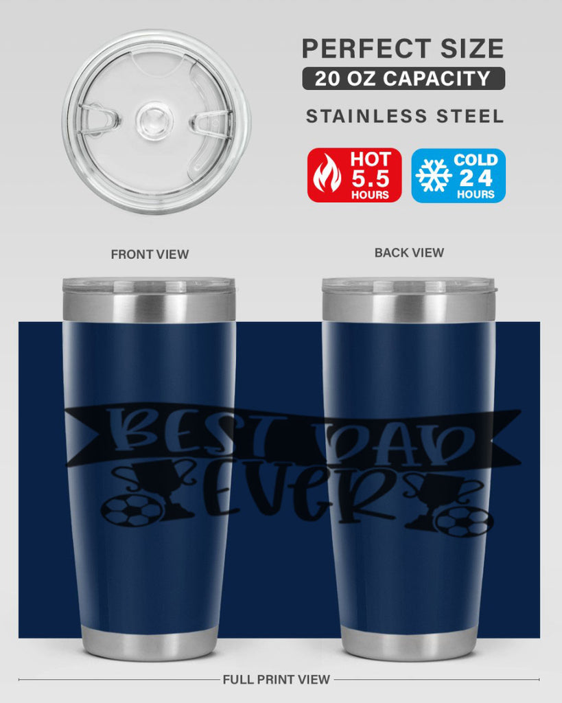 best dad ever 73#- fathers day- Tumbler