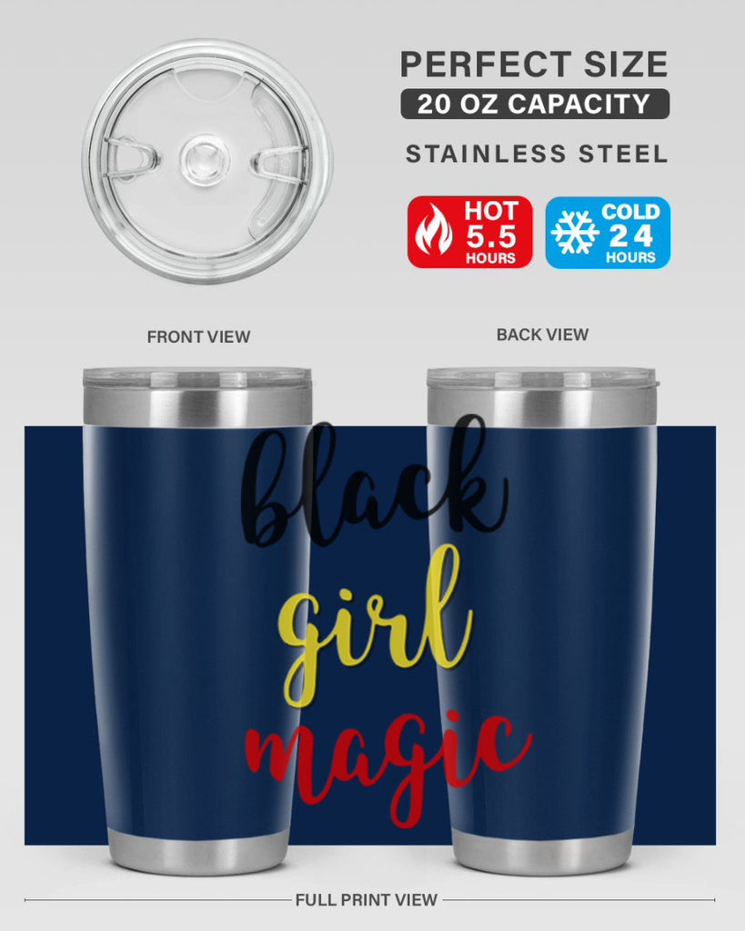 black girl magic color 246#- black words phrases- Cotton Tank
