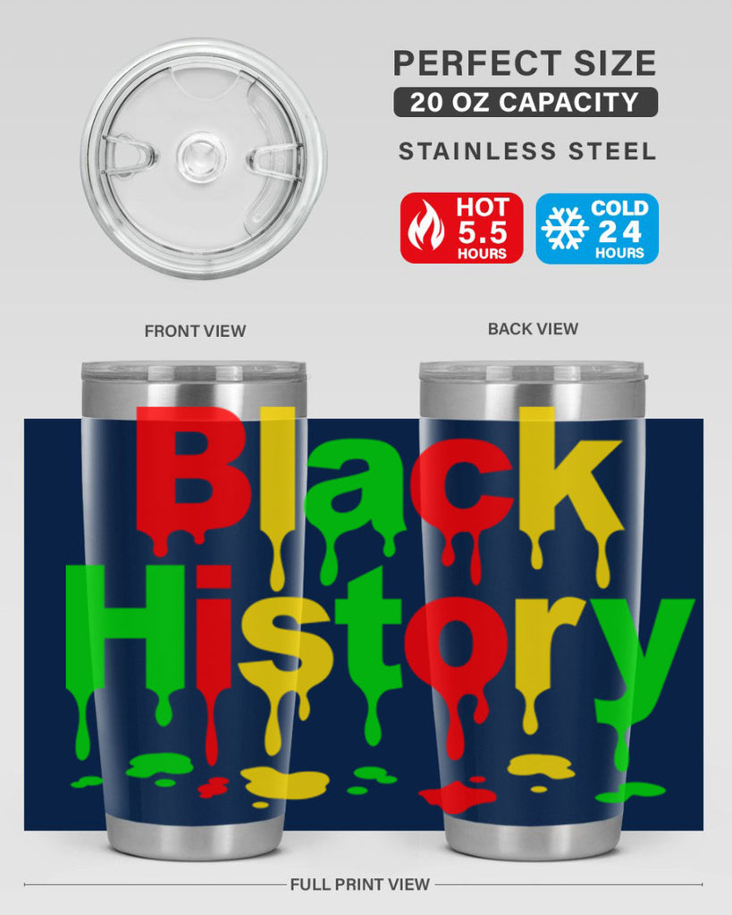 black history drip 241#- black words phrases- Cotton Tank