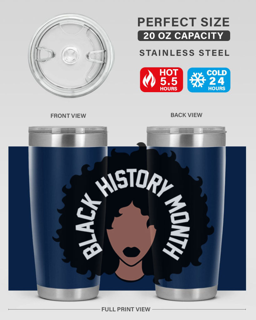black history month afro woman 239#- black words phrases- Cotton Tank