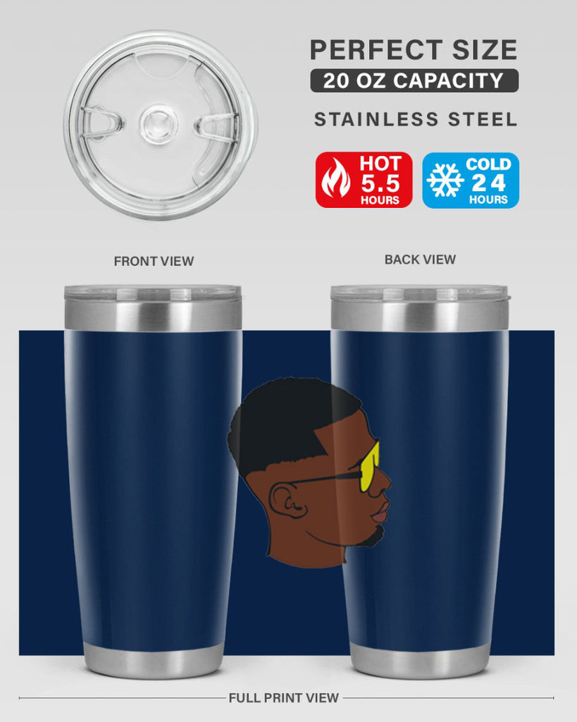 black man 27#- black men - boys- tumbler