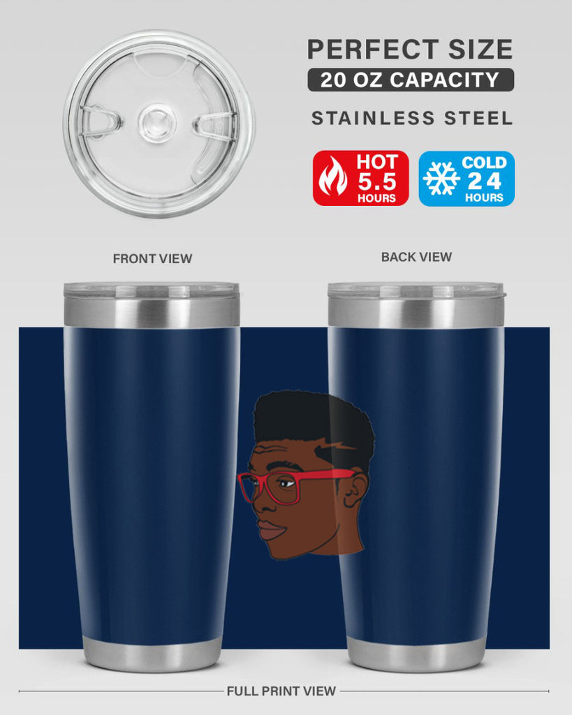 black man 37#- black men - boys- tumbler