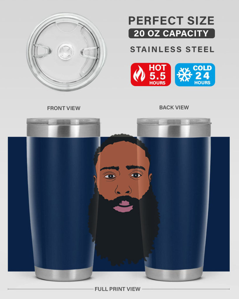 black man style 2#- black men - boys- tumbler