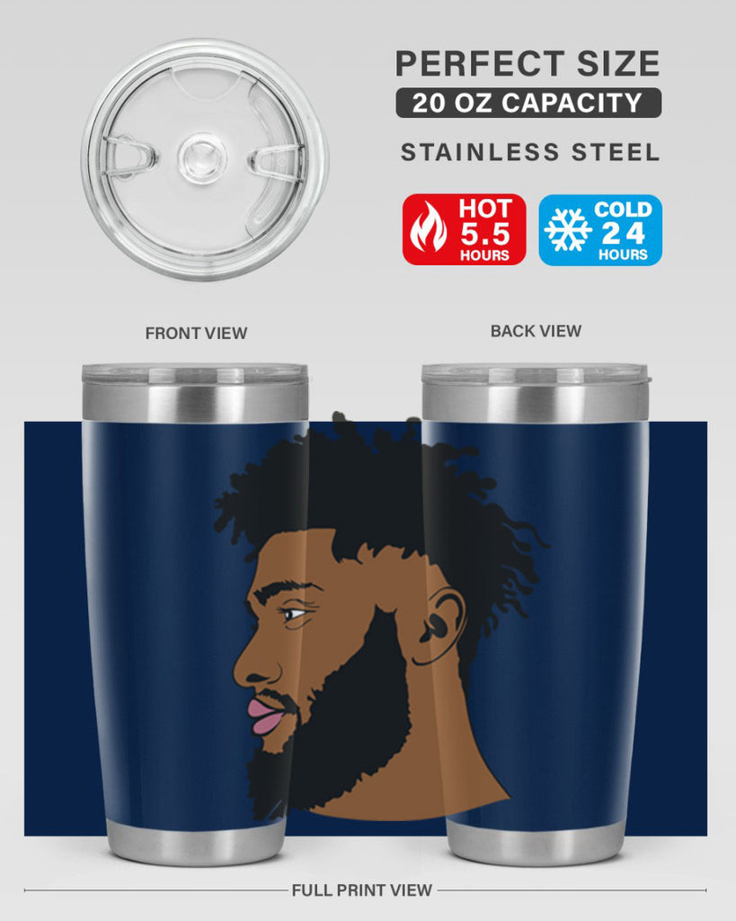 black man style 3#- black men - boys- tumbler