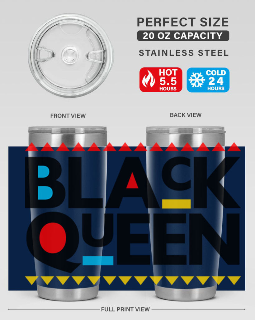 black queen 222#- black words phrases- Cotton Tank
