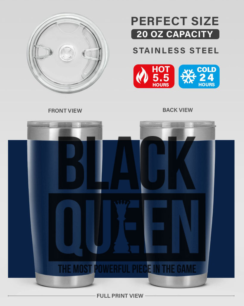 black queen chess 224#- black words phrases- Cotton Tank