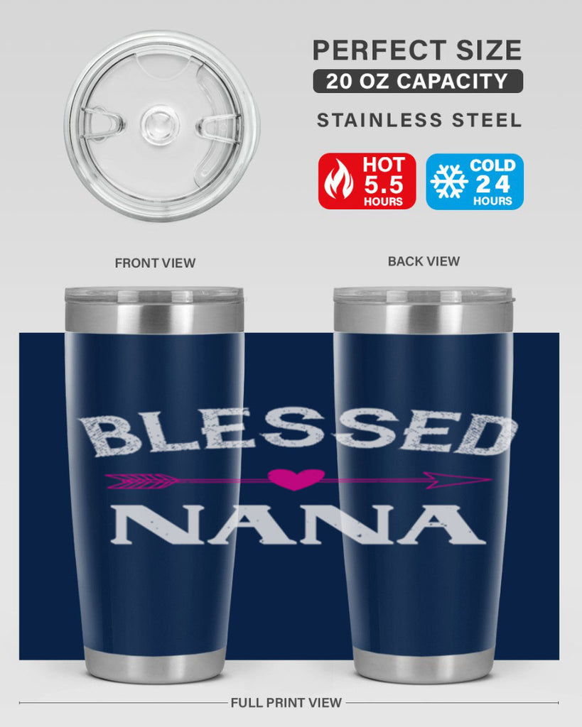 blessed nana 34#- grandma - nana- Tumbler