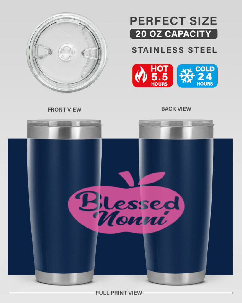 blessed nonni 58#- grandma - nana- Tumbler