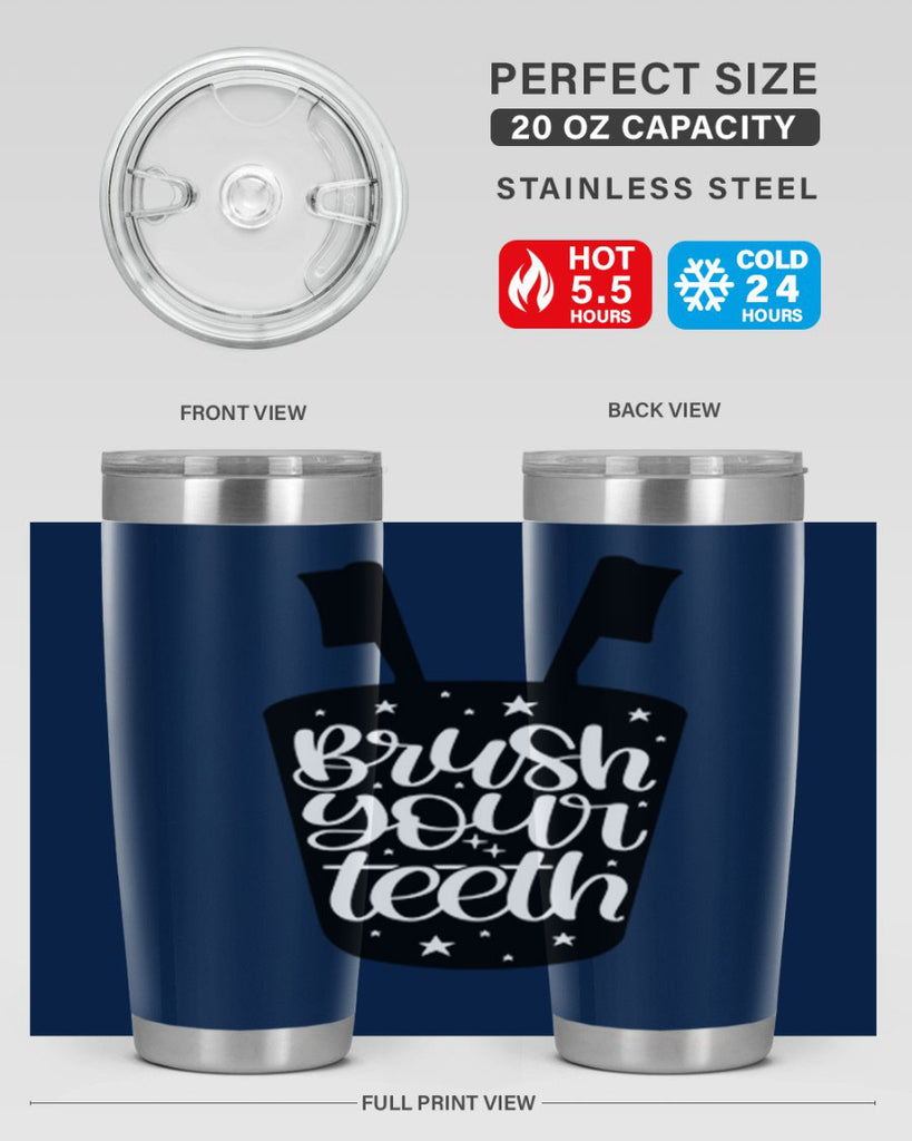 brush your teeth 45#- bathroom- Tumbler