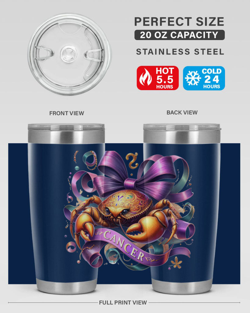 cancer 173#- zodiac- Tumbler