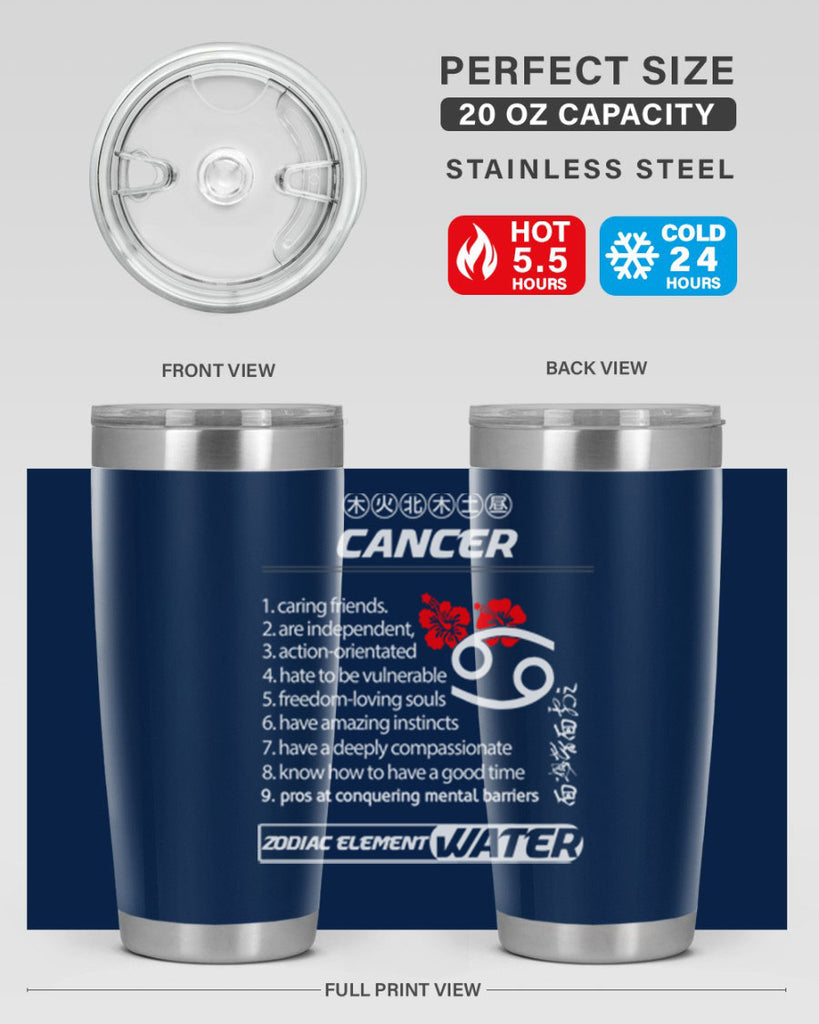 cancer 175#- zodiac- Tumbler