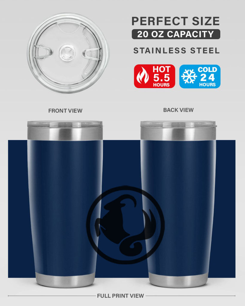 capricorn 203#- zodiac- Tumbler