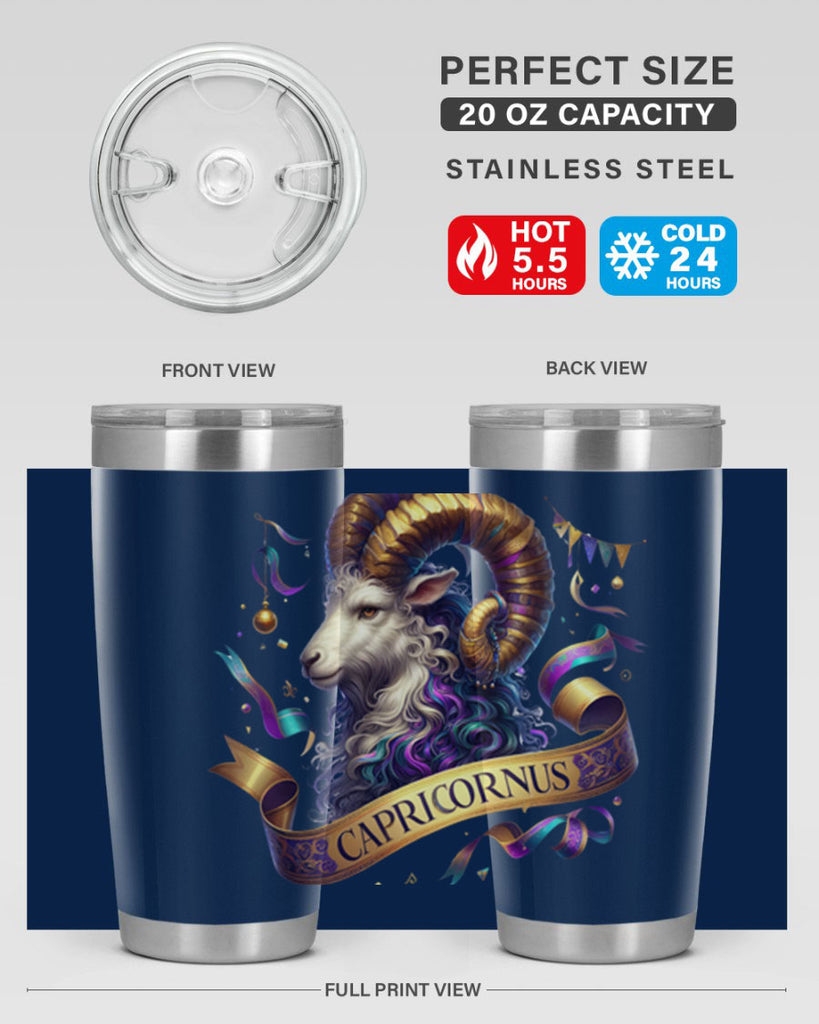 capricorn 209#- zodiac- Tumbler