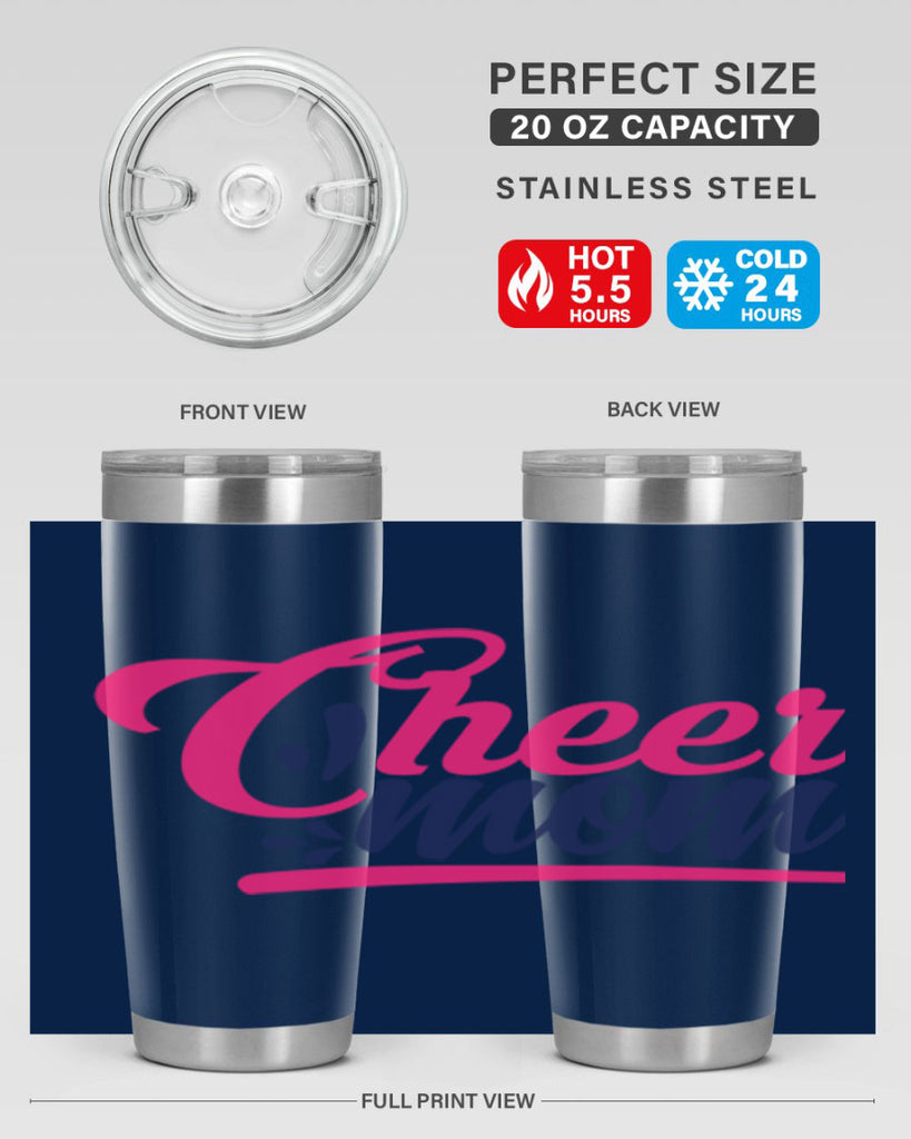 cheer mom 1745#- cheer- Tumbler
