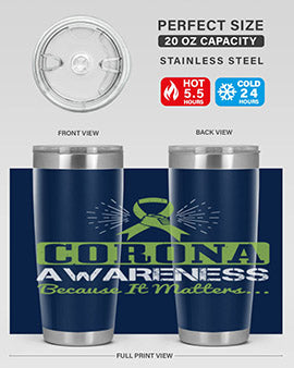 corona awareness because it matters Style 26#- corona virus- Tumbler